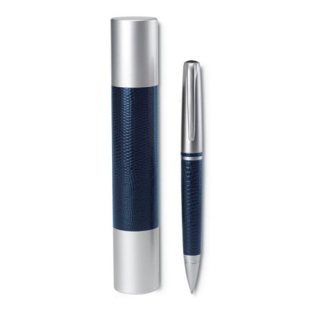 Długopis, połączenie metalu i skóry PU reklamowy z nadrukiem