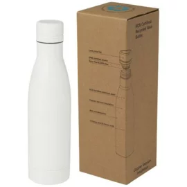 Vasa butelka ze stali nierdzwenej z recyklingu z miedzianą izolacją próżniową o pojemności 500 ml posiadająca certyfikat RCS 