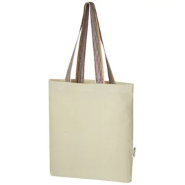 Rainbow torba na zakupy o pojemności 5 l z bawełny z recyklingu o gramaturze 180 g/m²