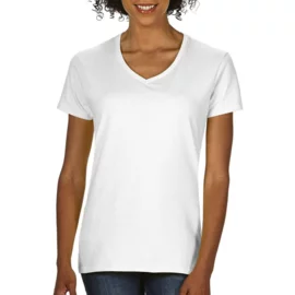 Damski t-shirt Premium Cotton V-Neck