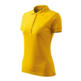 Pique Polo koszulka polo damska żółty XS
