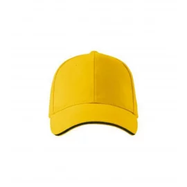Sandwich 6P czapka unisex żółty nastawialna