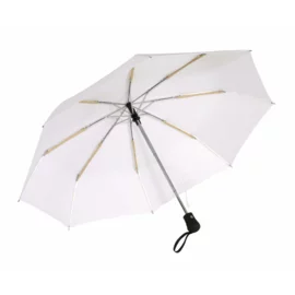 Automatyczny, wiatroodporny parasol „Bora”, biały