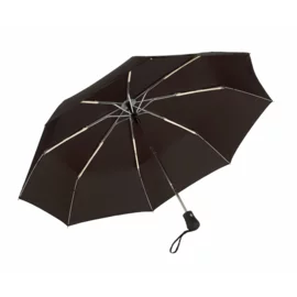 Automatyczny, wiatroodporny parasol „Bora”, czarny
