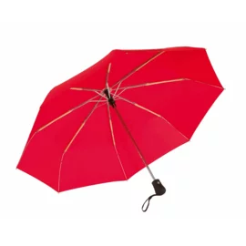 Automatyczny, wiatroodporny parasol „Bora”, czerwony