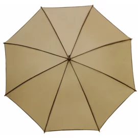 "Waltz" automatyczny parasolz lamówką, beżowy, brązowy