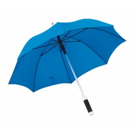 "Rumba" automatyczny parasol z aluminiową laską, szyny z włókna szklanego, intensywny niebieski