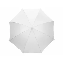 "Rumba" automatyczny parasol z aluminiową laską, szyny z włókna szklanego, biały