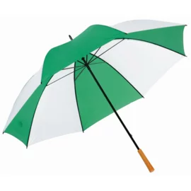 Parasol typu golf RAINDROPS, zielony, biały