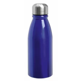 Aluminiowa butelka FANCY, niebieski, srebrny