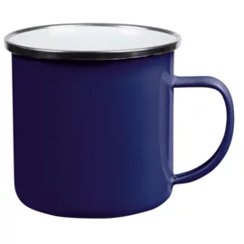 Emaliowany kubek VINTAGE CUP, niebieski