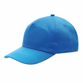 5-segmentowa czapka FAVOURITE, niebieski