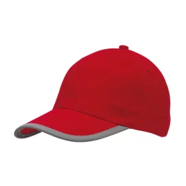 6-częściowa czapka "Detection", czerwony
