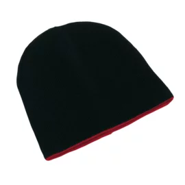 Dwustronna czapka "Nordic" w 2 kolorach, czarny, czerwony