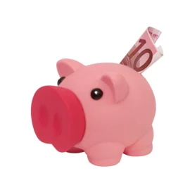 Skarbonka w kształcie świnki Money Collector , różowa