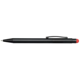 Długopis aluminiowy BLACK BEAUTY, czerwony/czarny