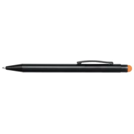 Długopis aluminiowy BLACK BEAUTY, pomarańczowy/czarny