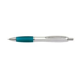 Długopis Sway, biały-turkusowy