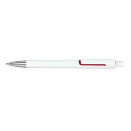Długopis Miami, biały/czerwony