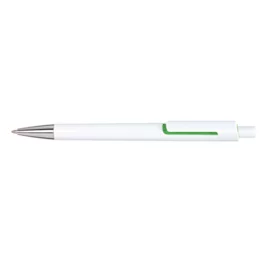 Długopis Miami, biały/zielony