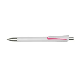 Długopis OREGON, biały/różowy