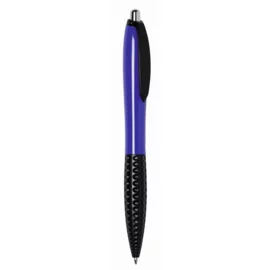 Długopis JUMP, niebieski, czarny