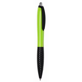 Długopis JUMP, zielone jabłko, czarny