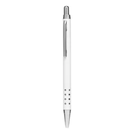 Aluminiowy długopis BUKAREST, biały
