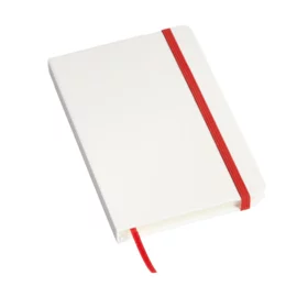 Notes AUTHOR format A6, biały/czerwony