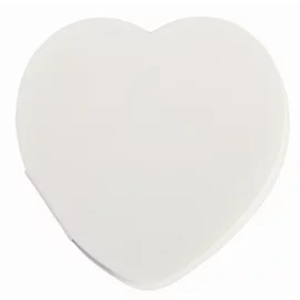 Naklejki w kształcie serca IN LOVE, biały