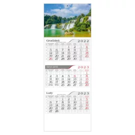 kalendarz trójdzielny WODOSPADY
