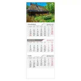 kalendarz trójdzielny CHATA