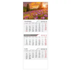 kalendarz trójdzielny POLANA KROKUSÓW