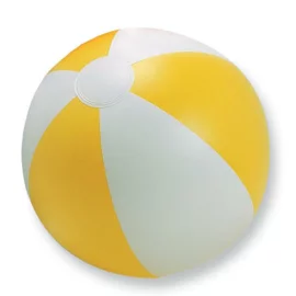 Nadmuchiwana piłka plażowa z kolorowymi paskami 24,5cm