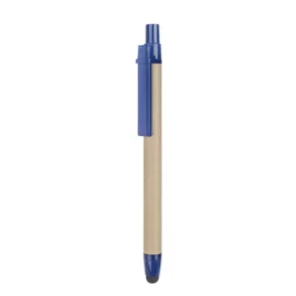 Dotykowy długopis z recyklingu, niebieski