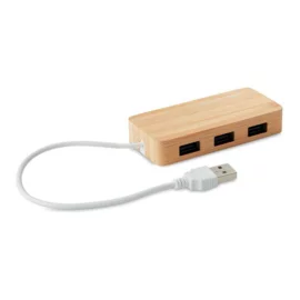 Bambusowy hub USB