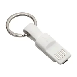 Brelok USB Hook Up, biały 