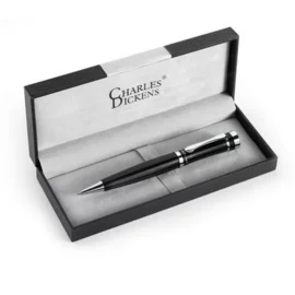 Długopis przekręcany w eleganckim pudełku, czarny