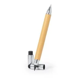 Bambusowy długopis 2 w 1, "wieczny" ołówek, touch pen