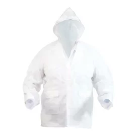 Płaszcz przeciwdeszczowy, biały