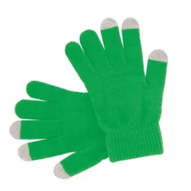 Rękawiczki ze specjalnymi końcówkami, zielony