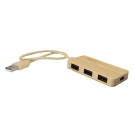 Bambusowy hub USB i USB typu C B'RIGHT