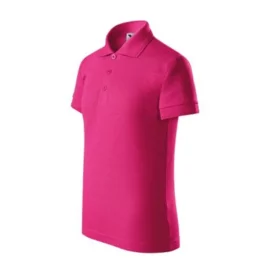 Pique Polo koszulka polo dziecięca czerwień purpurowa 158 cm/12 lat