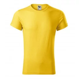 Fusion koszulka męska żółty melanż S