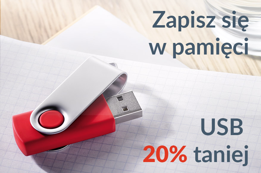 Pamięć USB aż 20-procent taniej